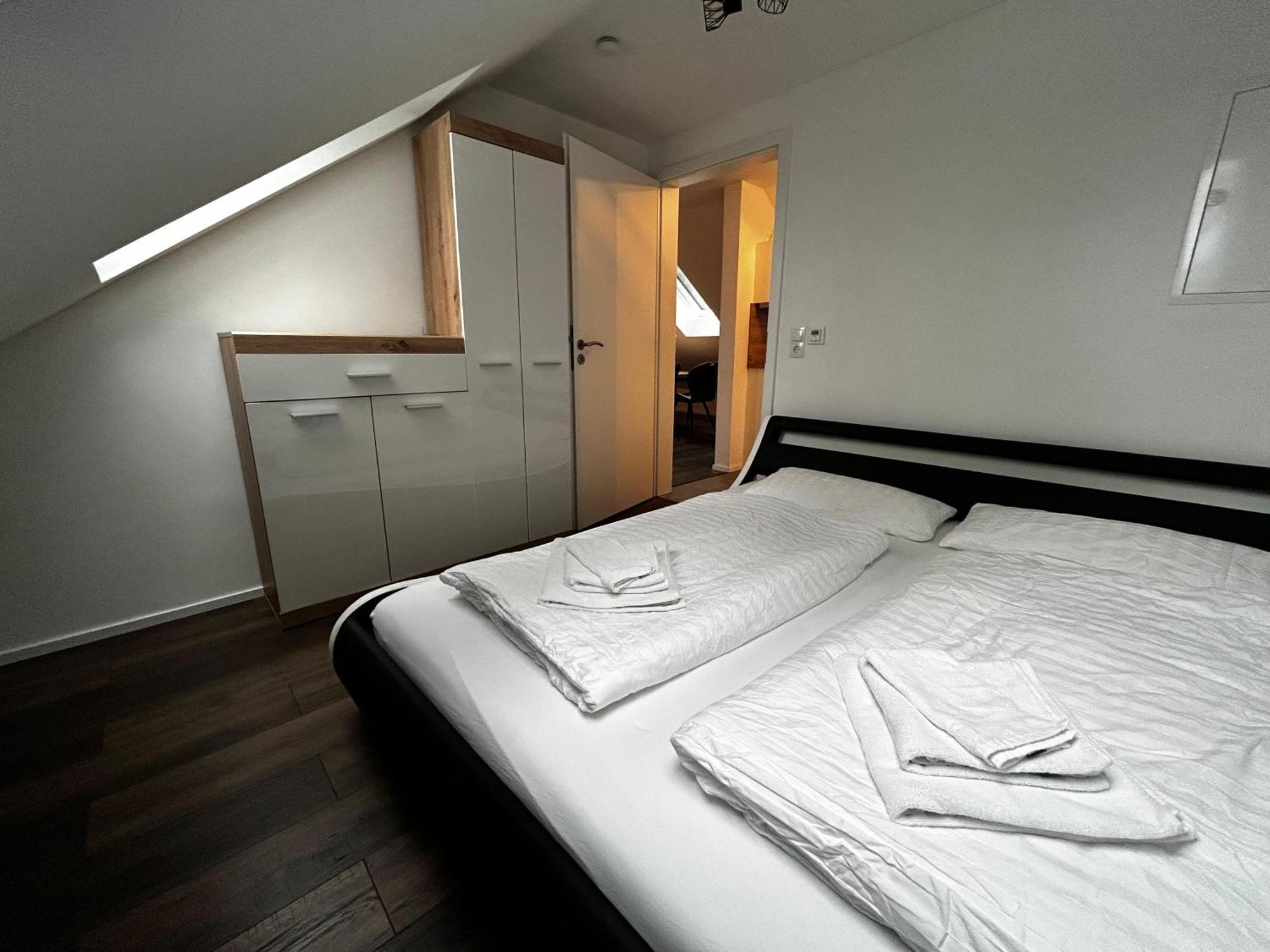 בוסאו Moderne Ferienwohnung Fuer Familien Im Dachgeschoss מראה חיצוני תמונה
