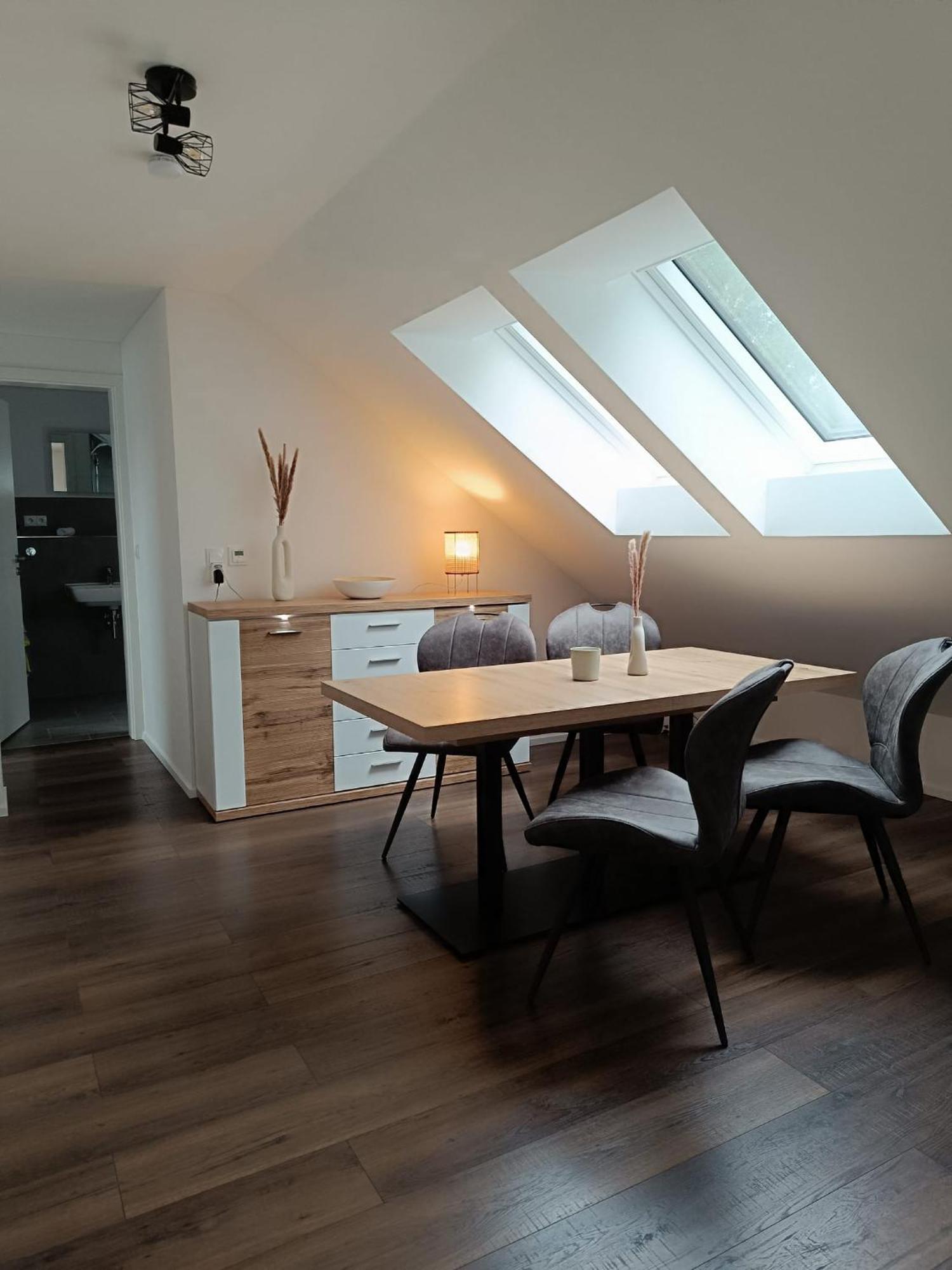 בוסאו Moderne Ferienwohnung Fuer Familien Im Dachgeschoss מראה חיצוני תמונה