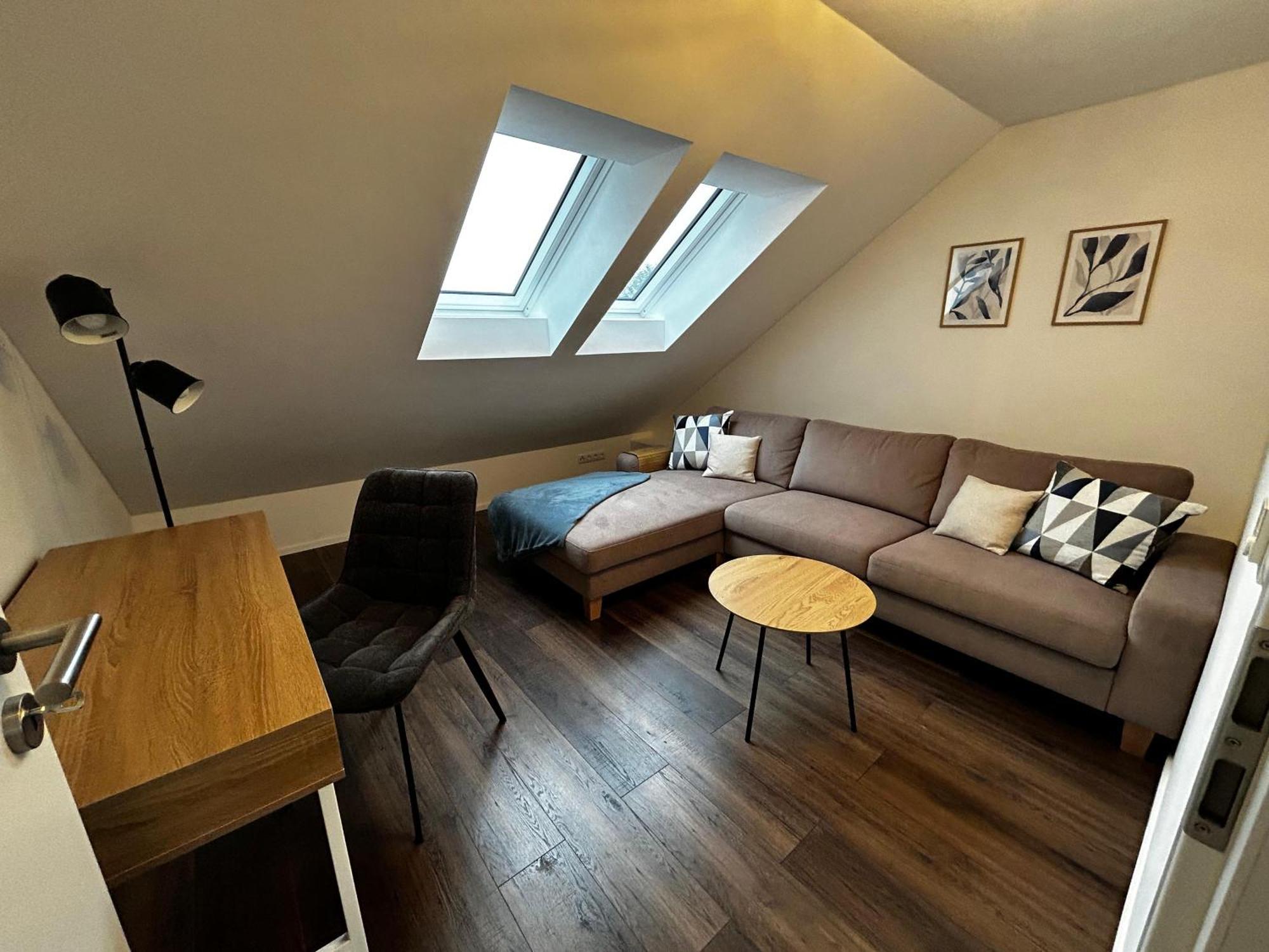 בוסאו Moderne Ferienwohnung Fuer Familien Im Dachgeschoss מראה חיצוני תמונה